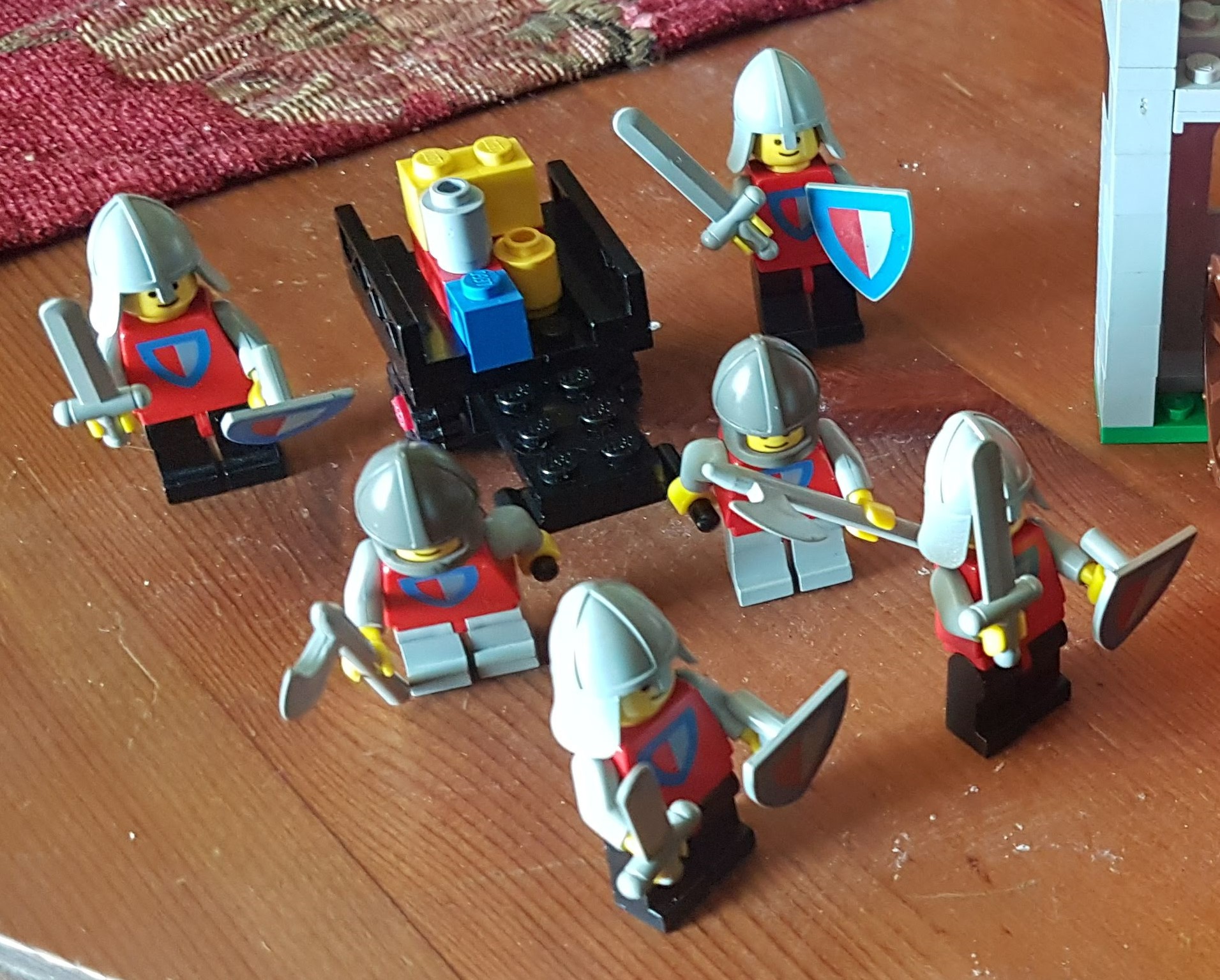 lego knights procession